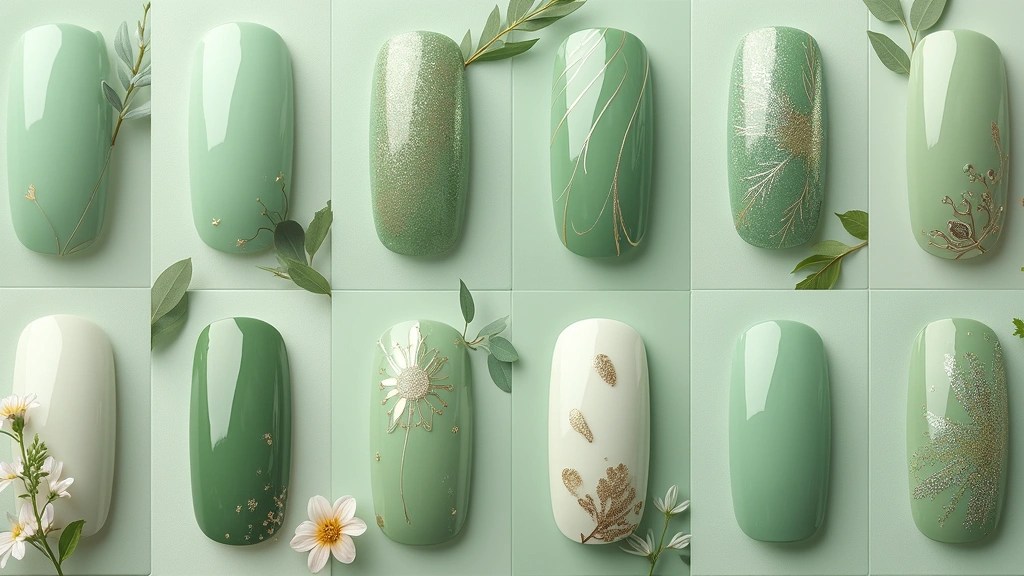 12 Sage Green Nail Designs That Will Make You Want to Paint Your Nails Right&nbsp;Now!