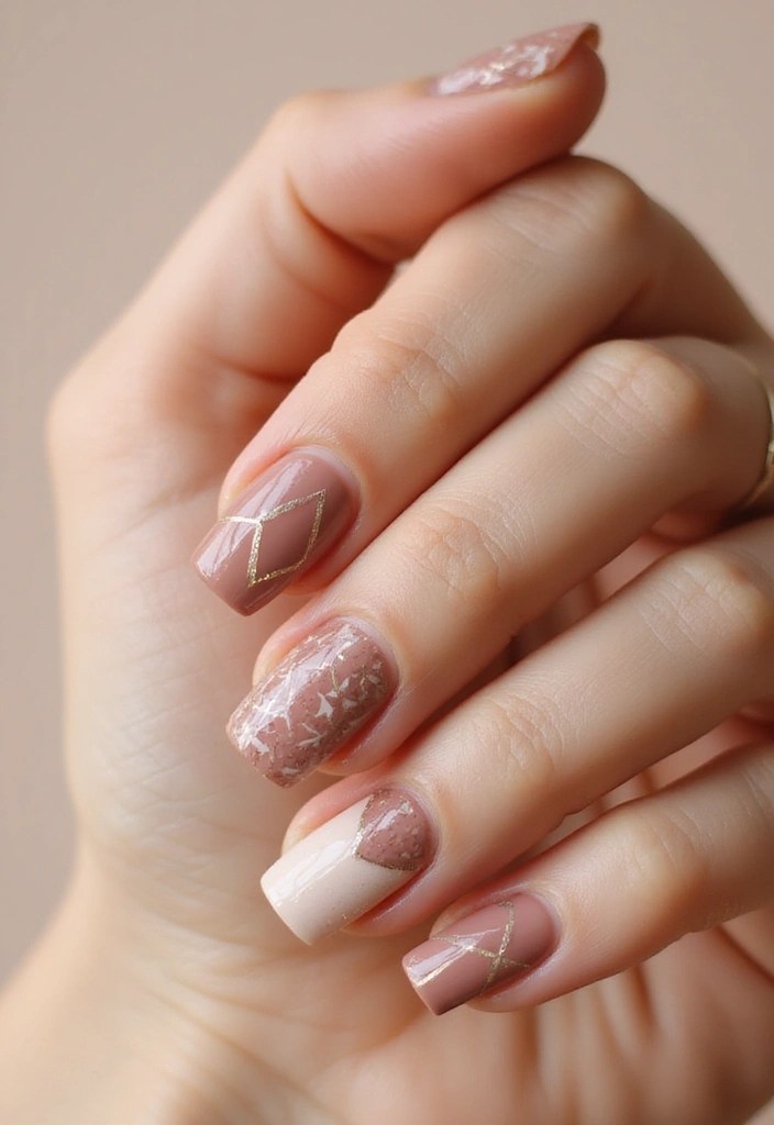 12 Stunning Neutral Nail Art Ideas That Will Make You Rethink Your Manicure! - 8. Negative Space Designs