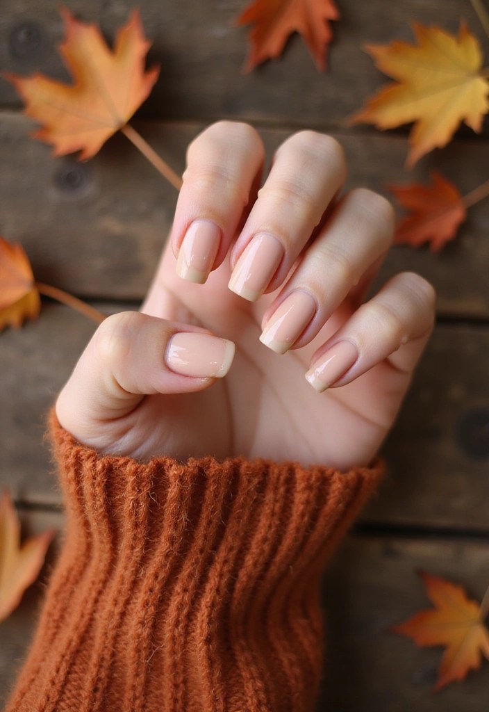 18 Gorgeous Biab Nails Color Combos That Will Make You Want to Switch It Up (#5 Is a Must-See!) - 3. Earthy Terracotta & Soft Beige