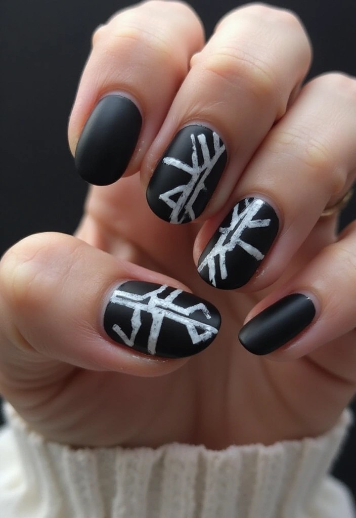 18 Gorgeous Biab Nails Color Combos That Will Make You Want to Switch It Up (#5 Is a Must-See!) - 4. Chic Black & White