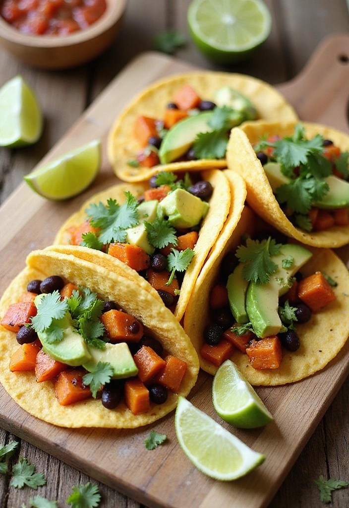 7 Quick Easy Vegan Dinners That Are Delicious and Nutritious (You Won't Believe #5!) - 5. Sweet Potato and Black Bean Tacos (You Won't Believe This Recipe!)