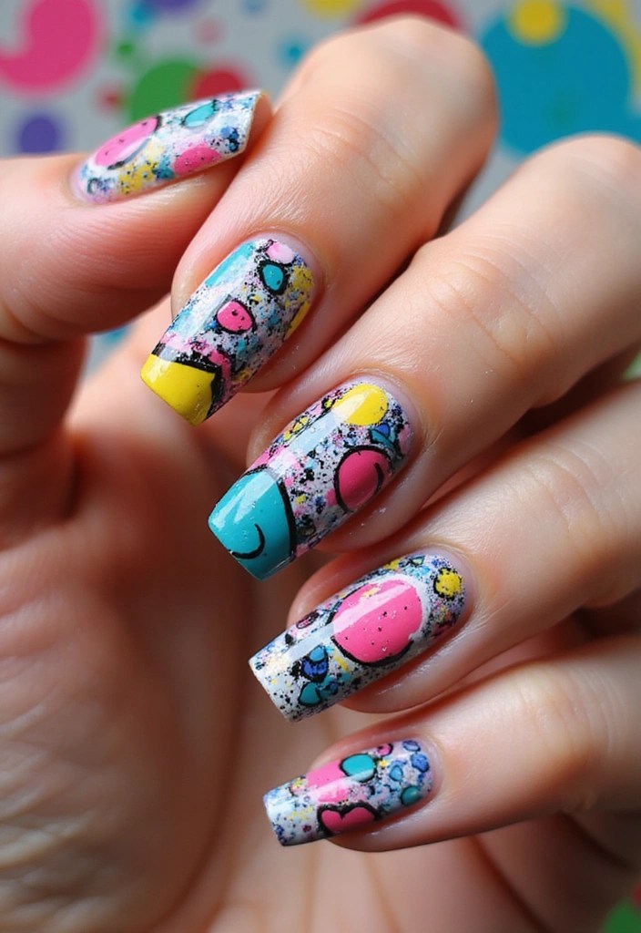 8 Creative Nail Art Ideas for Special Occasions That'll Steal the Show! - 7. Abstract Art