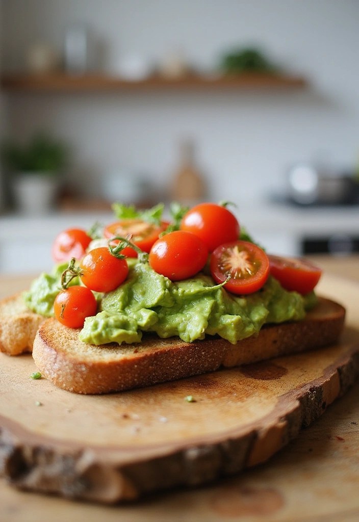 Brunch, But Make It Vegan: 10 Meat-Free Bites That Slay Every Sunday - 4. Avocado Toast with Cherry Tomatoes