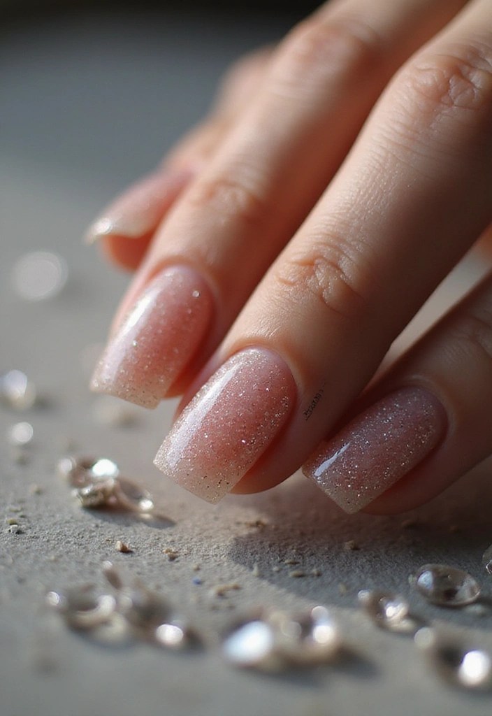 Effortless Elegance: 12 2025 Soft Glam Spring Nails You’ll Obsess Over - 11. Subtle Glitter