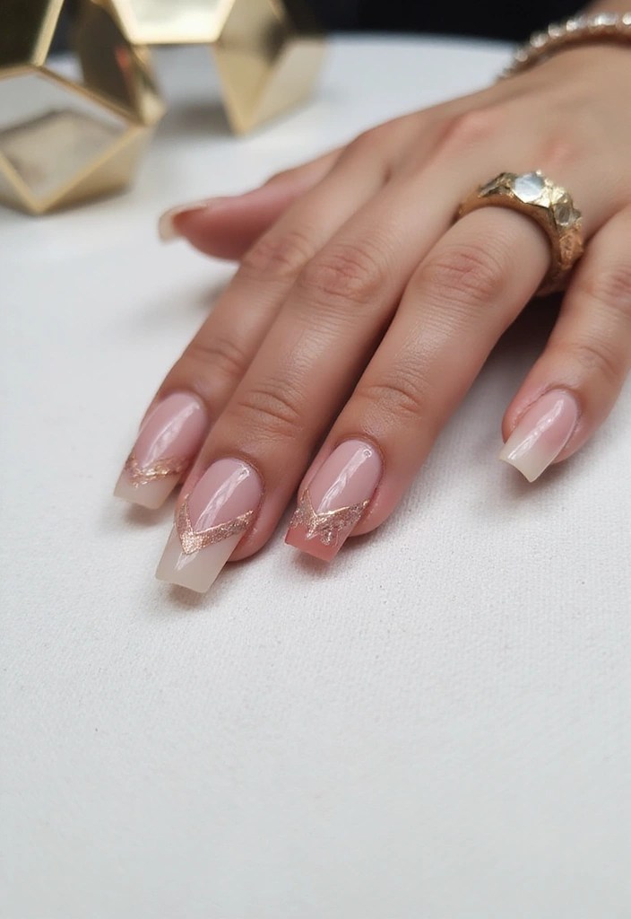 Effortless Elegance: 12 2025 Soft Glam Spring Nails You’ll Obsess Over - 7. Geometric Designs