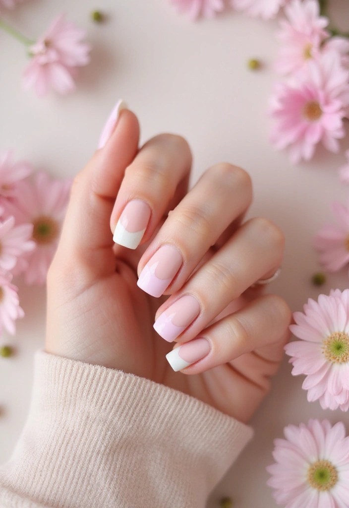 Effortless Elegance: 12 2025 Soft Glam Spring Nails You’ll Obsess Over - 9. Classic French Twist