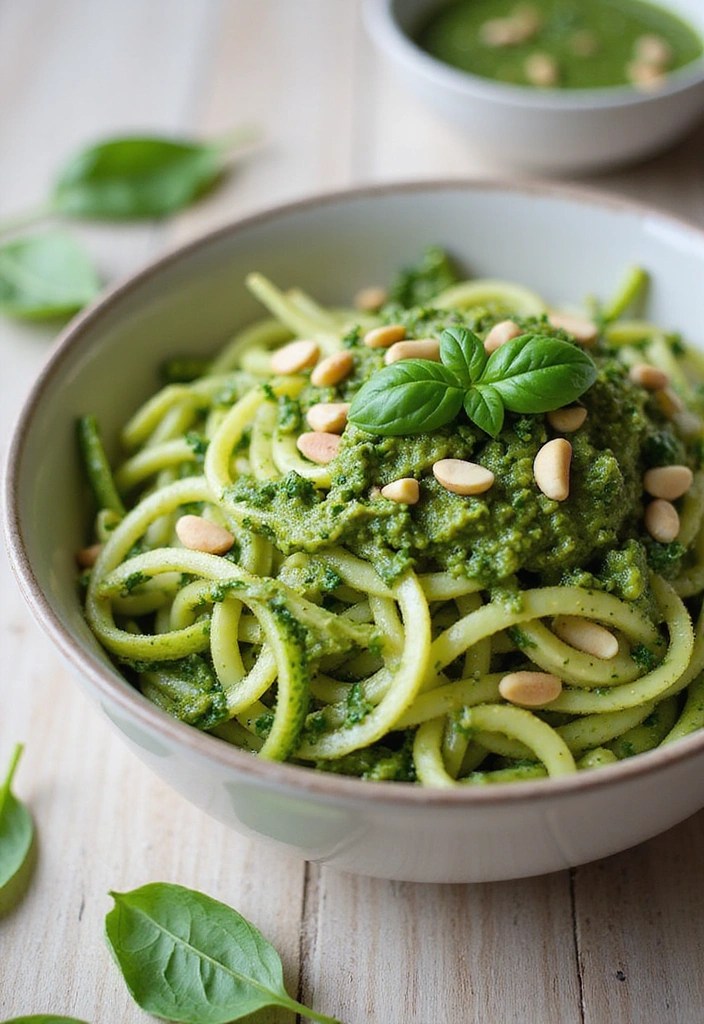 Hot Girl Earth Day: 10 Vegan Recipes That Are Good for You and the Planet - 6. Zucchini Noodles with Pesto