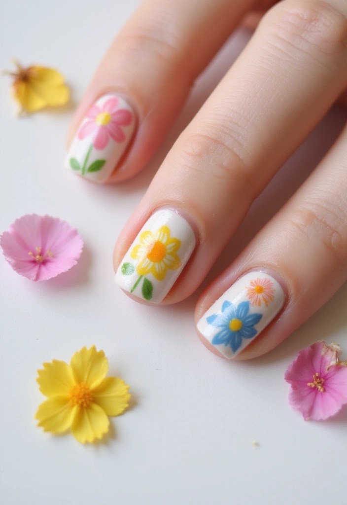 Nail Game in Full Bloom: 11 2025 Baddie-Approved Spring Mani Inspo - 1. Petal Perfection