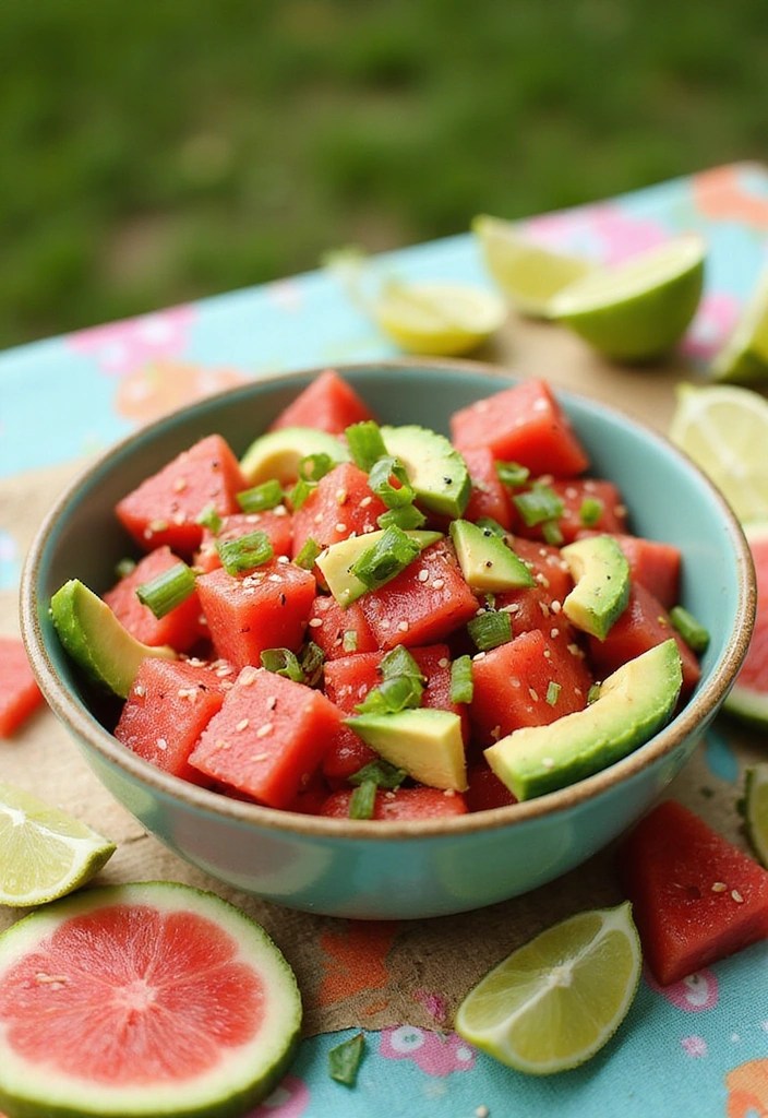 Sundress Season, but Make It Plant-Based: 12 Vegan Picnic Snacks That Hit - 2. Watermelon Poke
