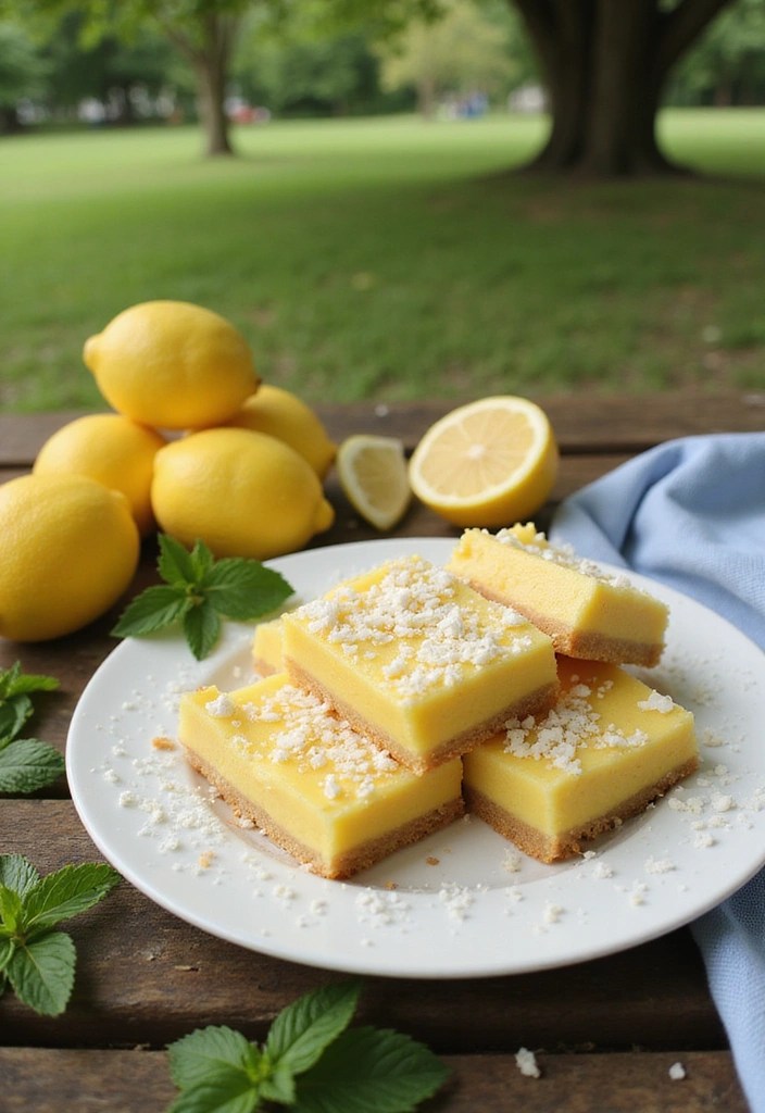Sundress Season, but Make It Plant-Based: 12 Vegan Picnic Snacks That Hit - 3. No-Bake Lemon Bars
