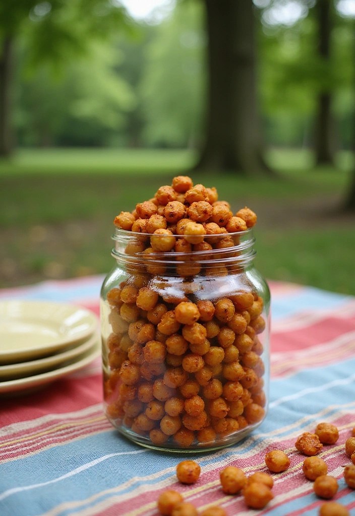 Sundress Season, but Make It Plant-Based: 12 Vegan Picnic Snacks That Hit - 6. Spicy Roasted Chickpeas