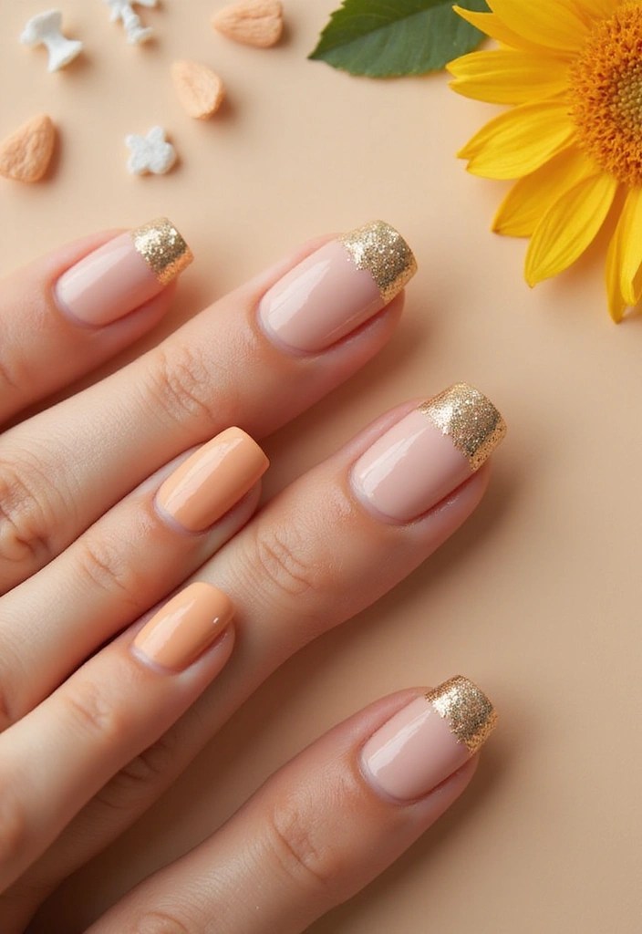 10 Almond Nail Designs That Will Make You Want to Book Your Next Manicure This Summer ASAP! - 10. Glittery Tips