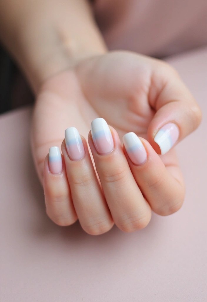 10 Easy White Spring Nails Tutorials for a Flawless Look! - 2. White Ombre Effect