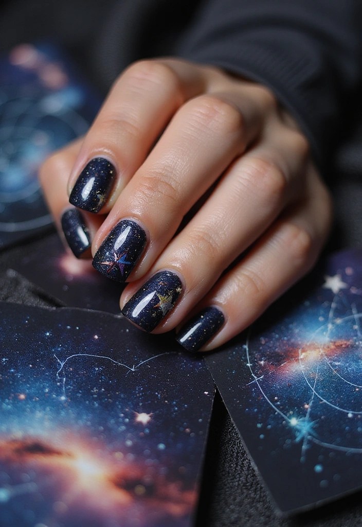 10 Enchanting Fairy Inspired Nails That Will Transport You to a Magical Realm! - 3. Celestial Dream