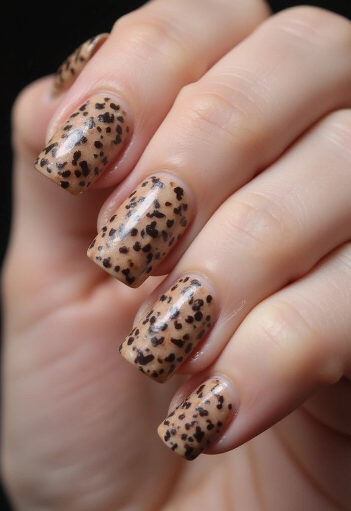10 Minimalist Summer Nail Aesthetics for a Chic Look (Less Is Definitely More!) - 9. Subtle Animal Print