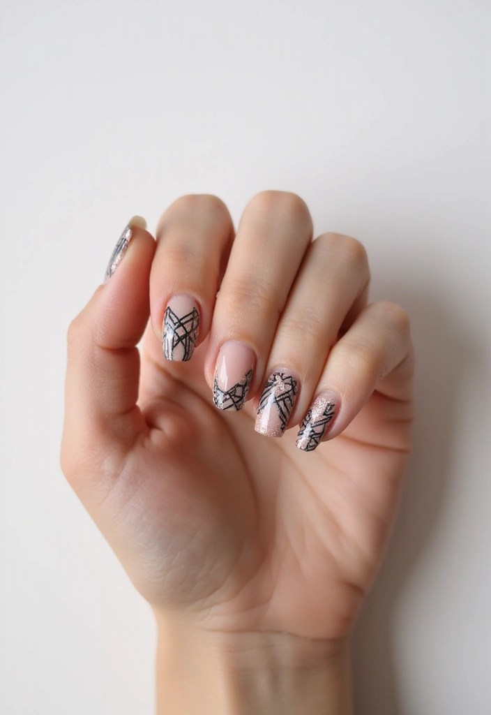 10 Nail Art Summer Shape Trends Every Baddie Needs to Try! - 6. Negative Space Designs