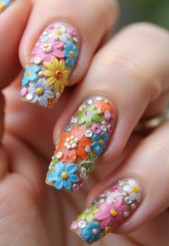 10 Nail Art Summer Shape Trends Every Baddie Needs to Try! - 9. 3D Nail Art