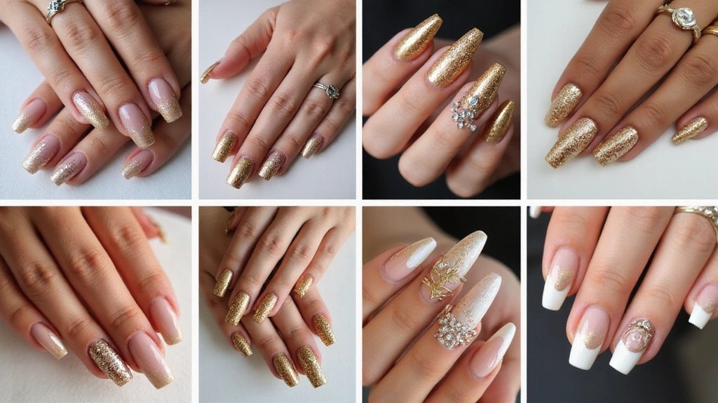 10 Stunning Gold Nude Nail Designs You Have to Try (Your Friends Will Be Jealous!)