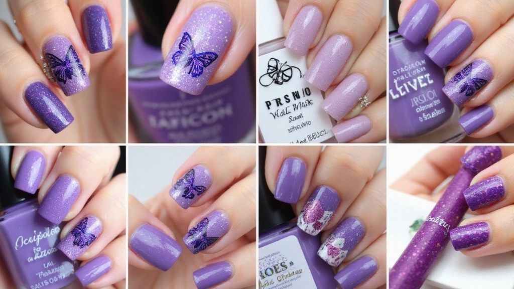 10 Stunning Purple Butterfly Nails That Will Make You Flutter with Joy!
