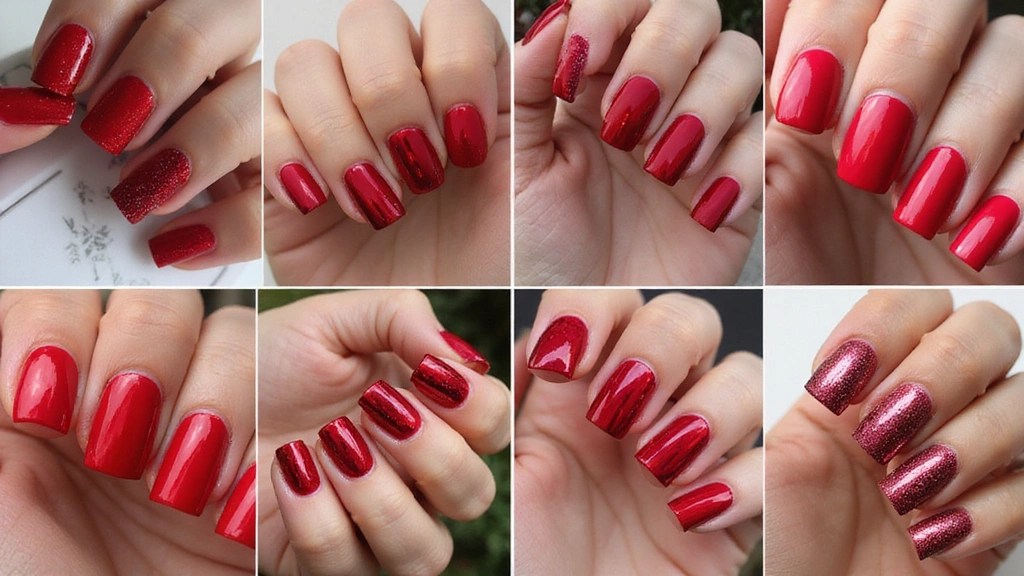 10 Stunning Red Nail Designs with Chrome Finish That Will Steal the&nbsp;Show!
