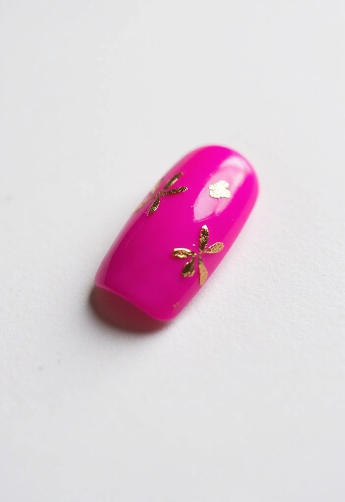 12 Jaw-Dropping Pink Oval Nails Styles That Will Steal the Show! - 2. Bold and Bright Fuchsia