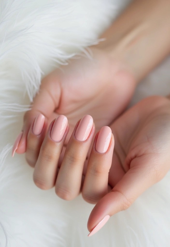 12 Jaw-Dropping Pink Oval Nails Styles That Will Steal the Show! - 7. Minimalistic French Tips