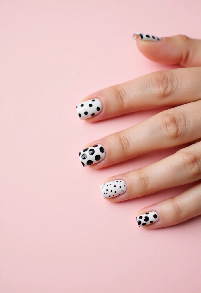 12 Minimalist Nail Art Designs That Prove Less Is More (You'll Want to Copy #3!) - 4. Dot It Up