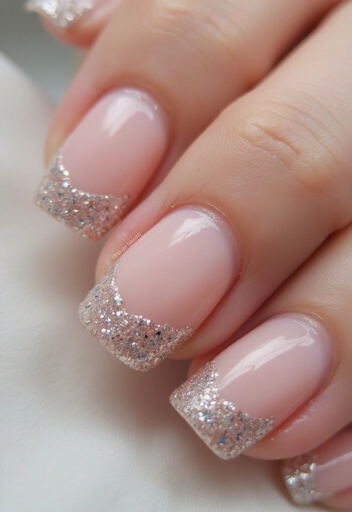 12 Minimalist Nail Art Designs That Prove Less Is More (You'll Want to Copy #3!) - 9. Subtle Glitter