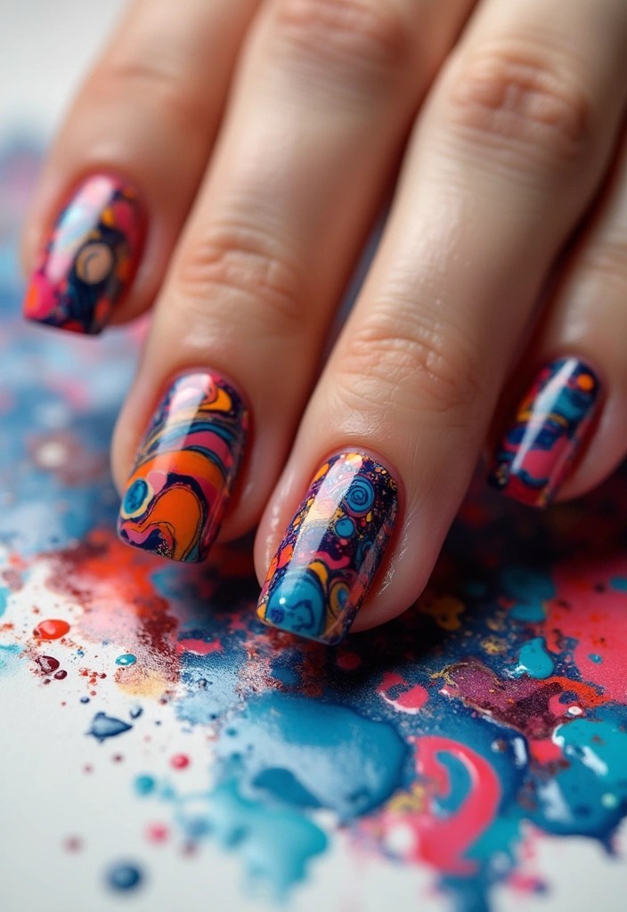 12 Summer Nail Art Trends You Absolutely Must Try (Number 7 Will Blow Your Mind!) - 11. Abstract Art