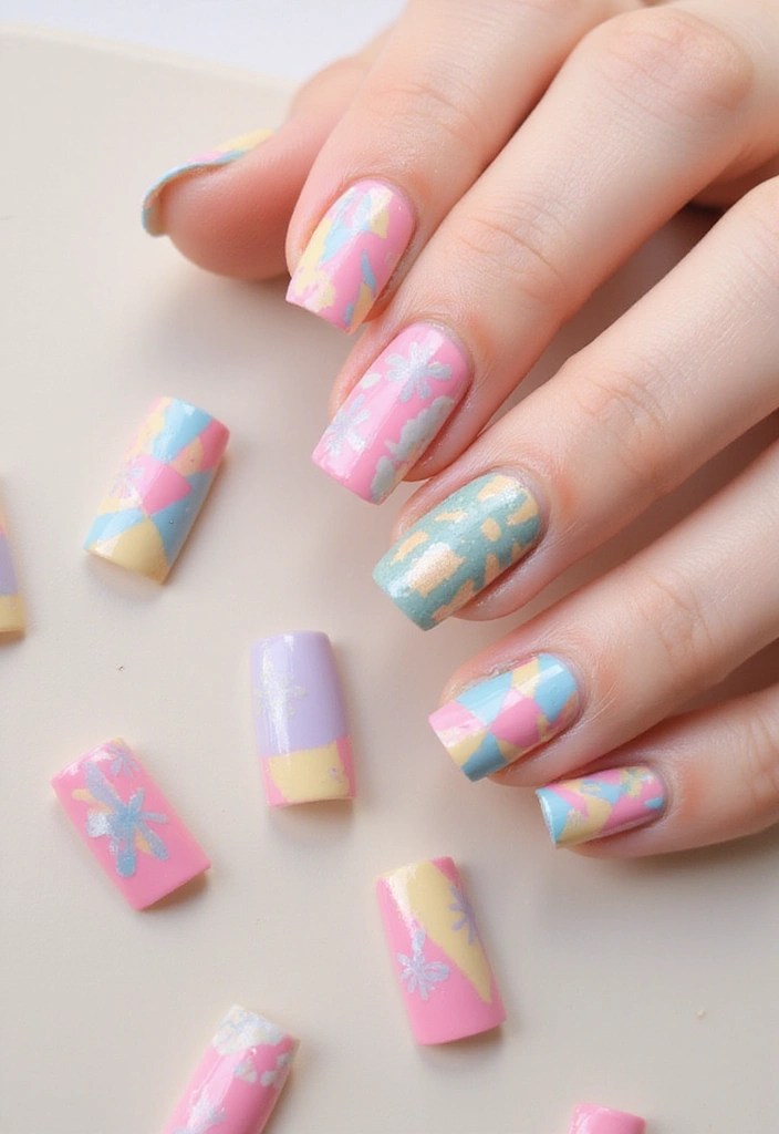 12 Summer Nail Art Trends You Absolutely Must Try (Number 7 Will Blow Your Mind!) - 8. Geometric Patterns