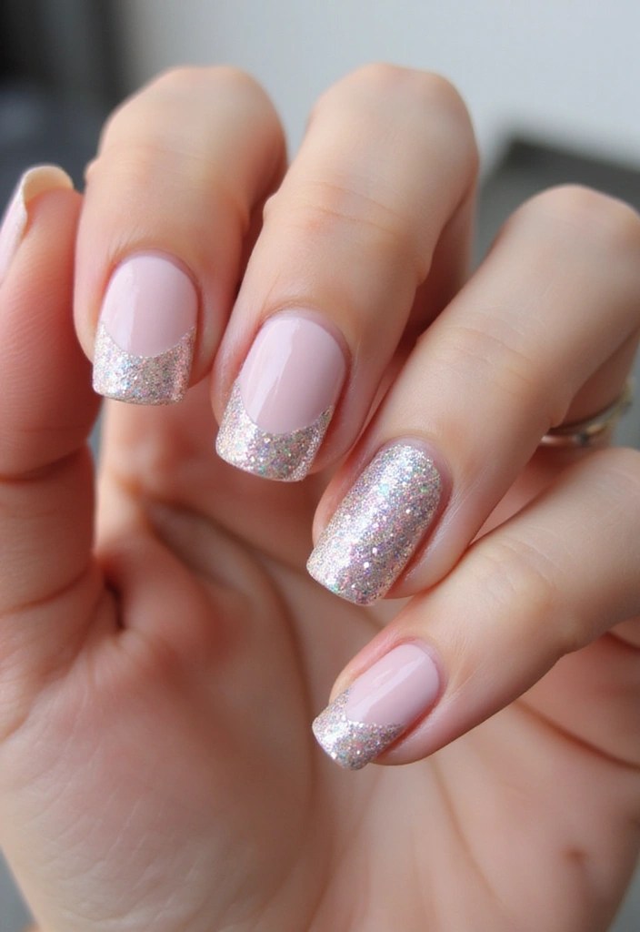 14 Cute Nail Ideas for Spring That Will Take Your Style to the Next Level! - 14. Gradient Glitter