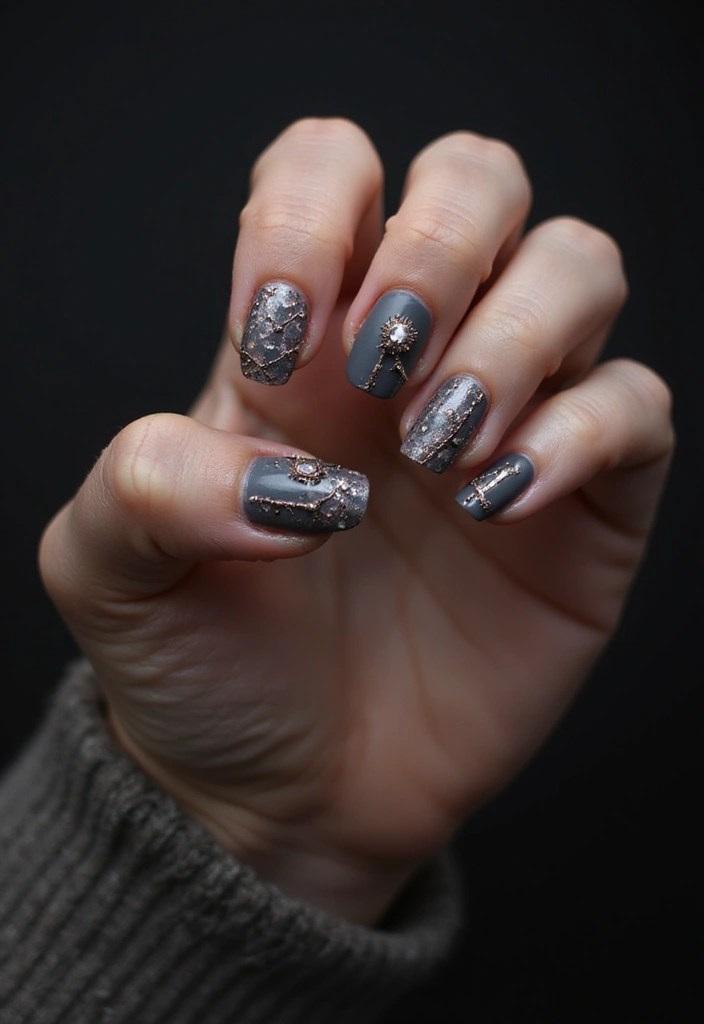 14 Gorgeous Summer Biab Short Nail Inspirations You Can't Miss! - 11. Edgy Matte