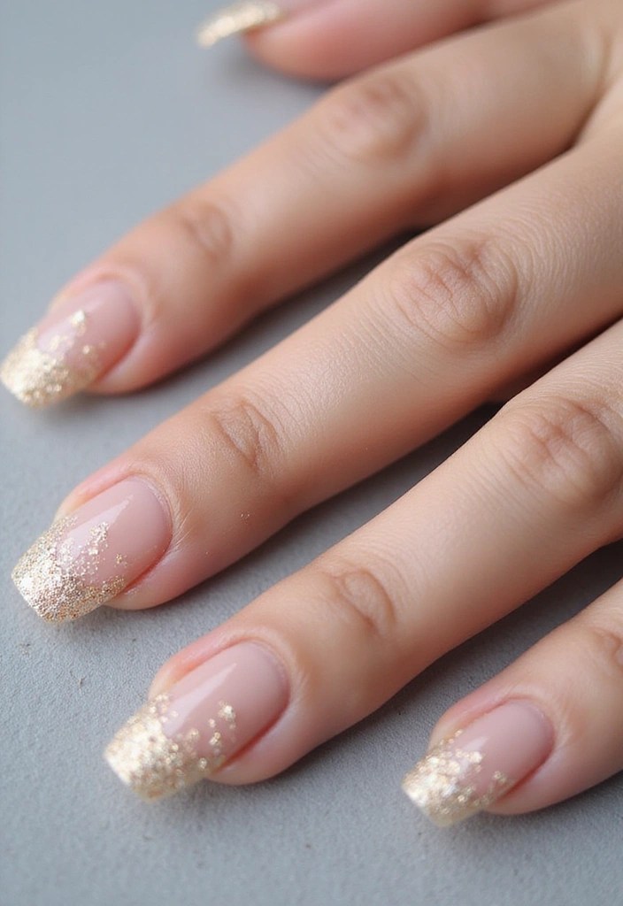 14 Minimalist Almond Nails That Will Make You Say 'Less Is More!' - 11. Subtle Glitter Accents
