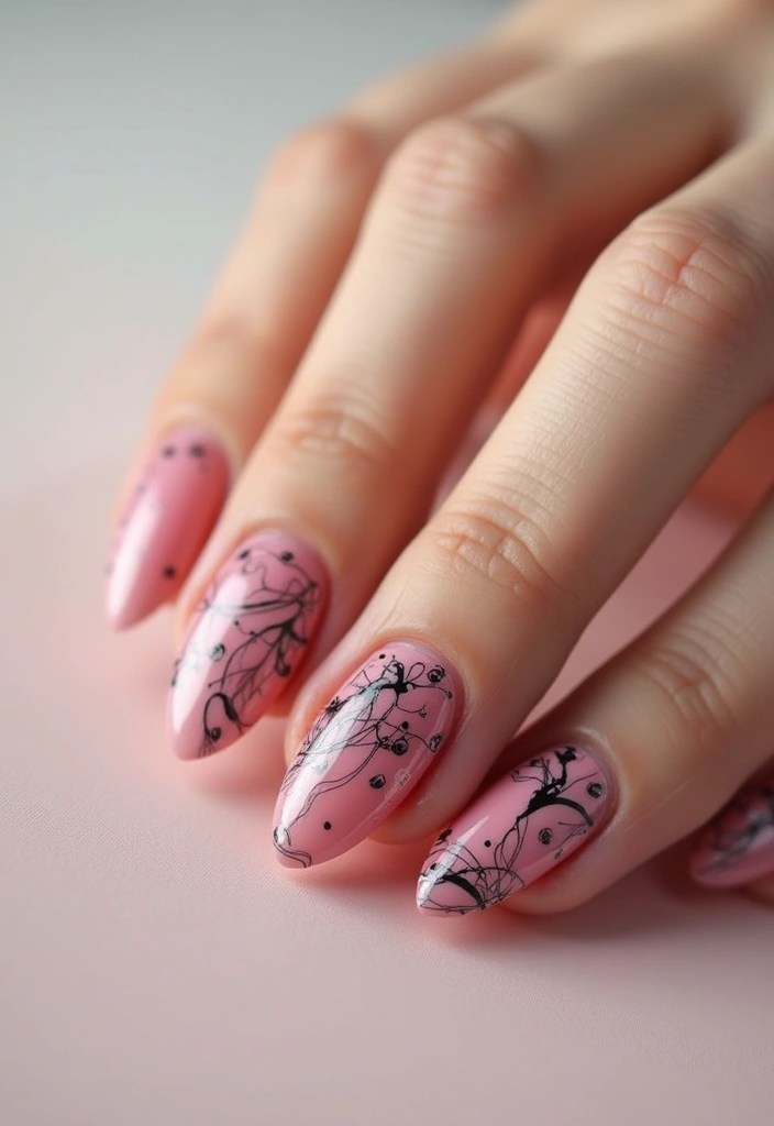 14 Minimalist Almond Nails That Will Make You Say 'Less Is More!' - 13. Abstract Art Elements