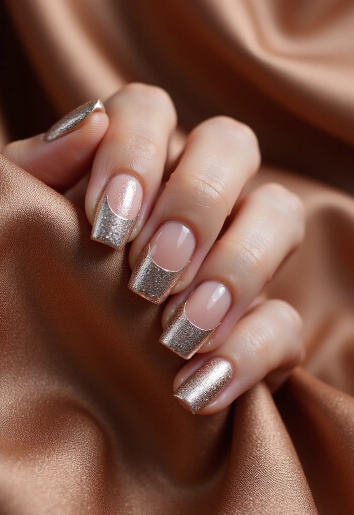 14 Minimalist Almond Nails That Will Make You Say 'Less Is More!' - 14. Chic Metallic Touches