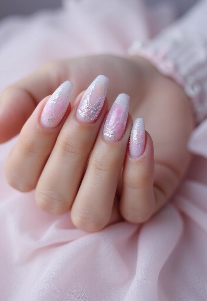 15 Enchanting Castlecore Nail Designs That'll Make You Feel Like Royalty! - 12. Ethereal Fairy Wings