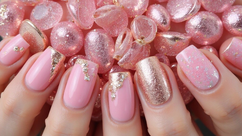 15 Jaw-Dropping Pink Gold Nail Designs for a Glamorous Look (You Won't Believe #5!)