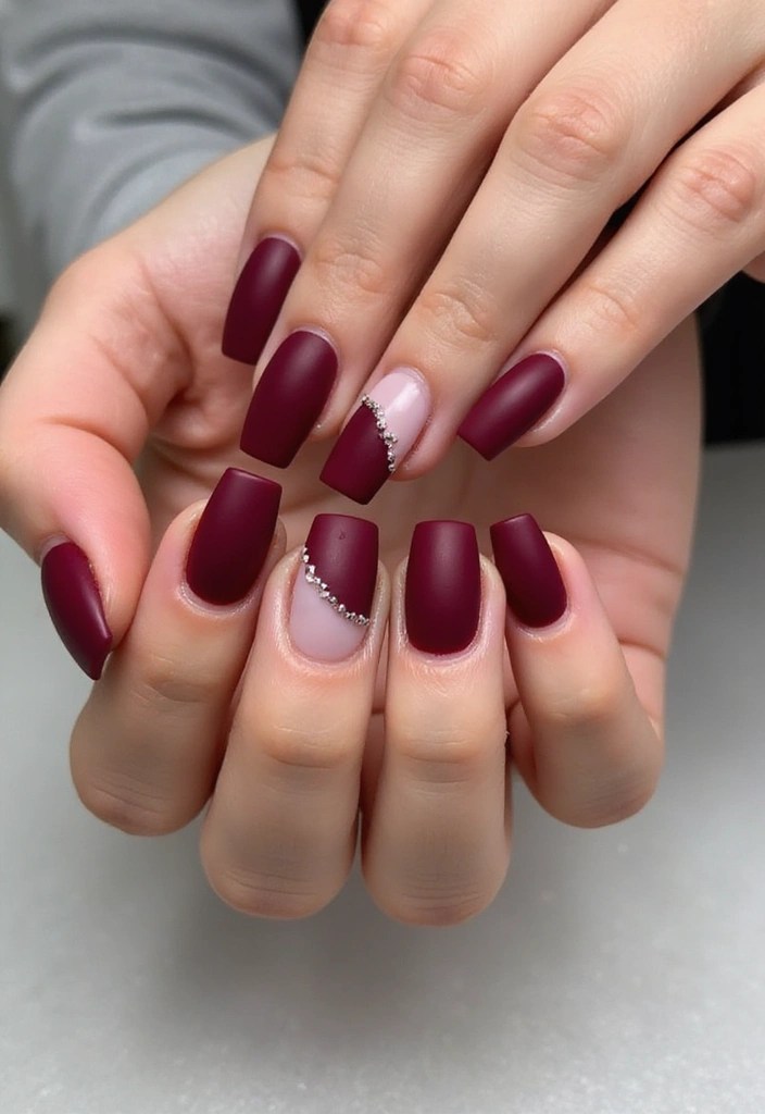 15 Stunning Red Square Acrylic Nails That Will Leave You Breathless! - 3. Matte Marvel