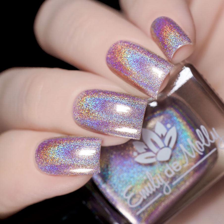 16 Holo Nail Trends That Will Brighten Up Your Look! - 12. Holo Negative Space