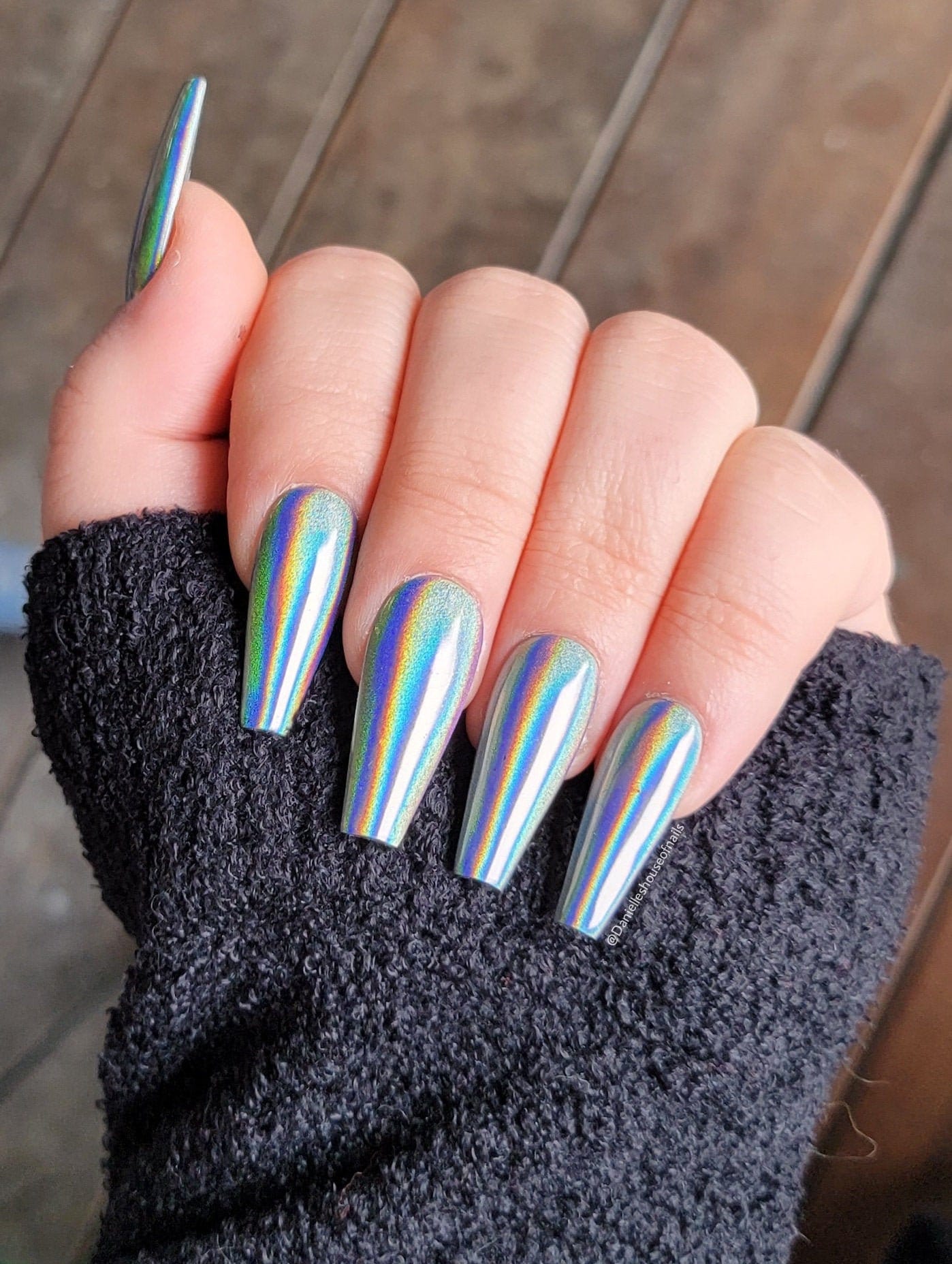 16 Holo Nail Trends That Will Brighten Up Your Look! - 13. Holo Animal Print