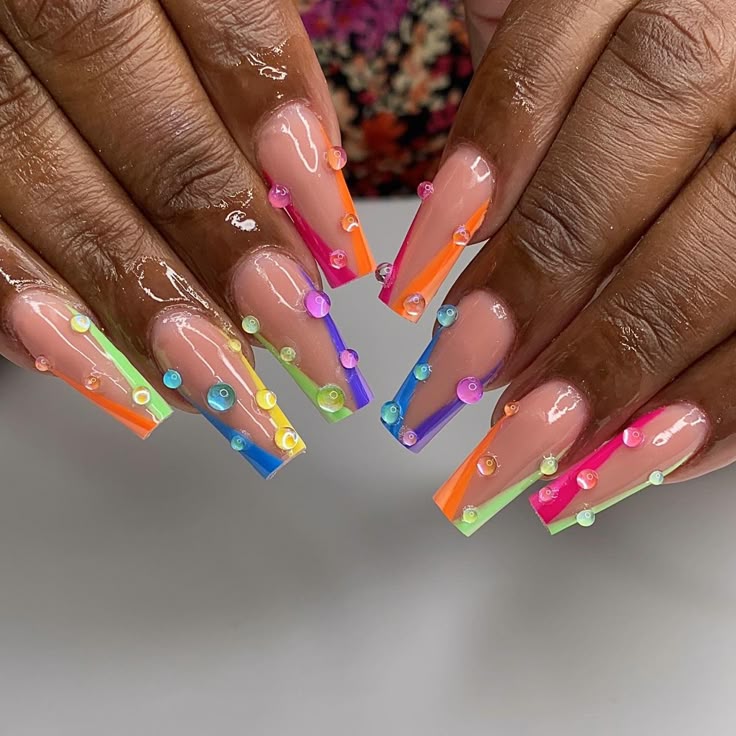 16 Jaw-Dropping Raindrop Nail Ideas You Can Totally DIY (You Won't Believe #5!) - 10. Glittery Accents