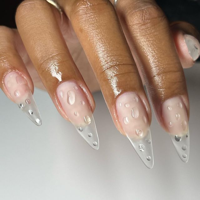 16 Jaw-Dropping Raindrop Nail Ideas You Can Totally DIY (You Won't Believe #5!) - 13. Magical Marble