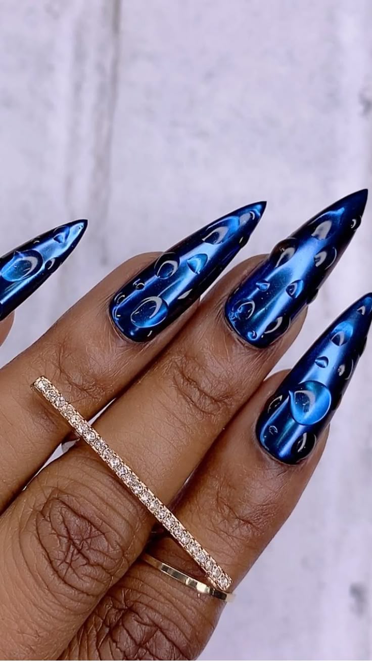 16 Jaw-Dropping Raindrop Nail Ideas You Can Totally DIY (You Won't Believe #5!)