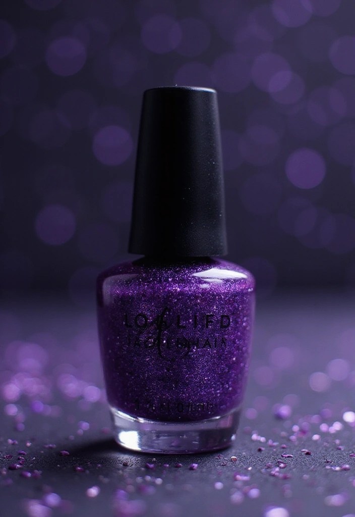 16 Mermaid-Inspired Nail Polish Colors That Will Transform Your Look! - 10. Twilight Shimmer: Midnight Purple