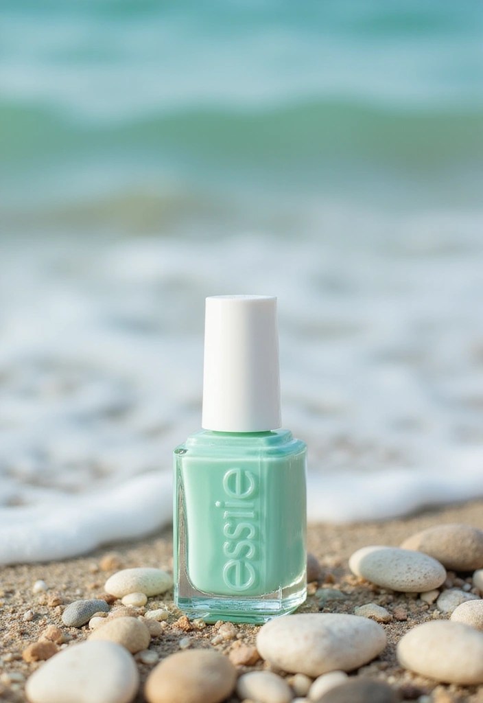 16 Mermaid-Inspired Nail Polish Colors That Will Transform Your Look! - 11. Seafoam Fantasy: Soft Seafoam Green