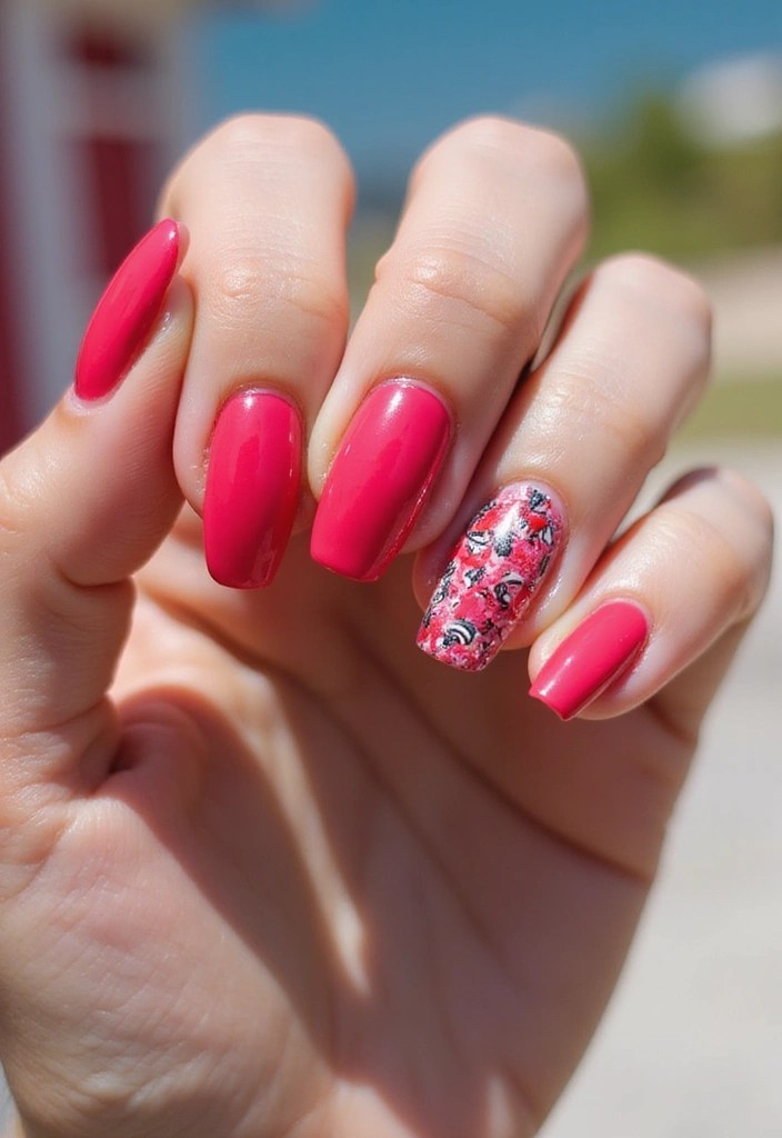 7 Baddie Nail Shapes That Are Taking Summer by Storm! - 7. Lipstick: The Bold Edge