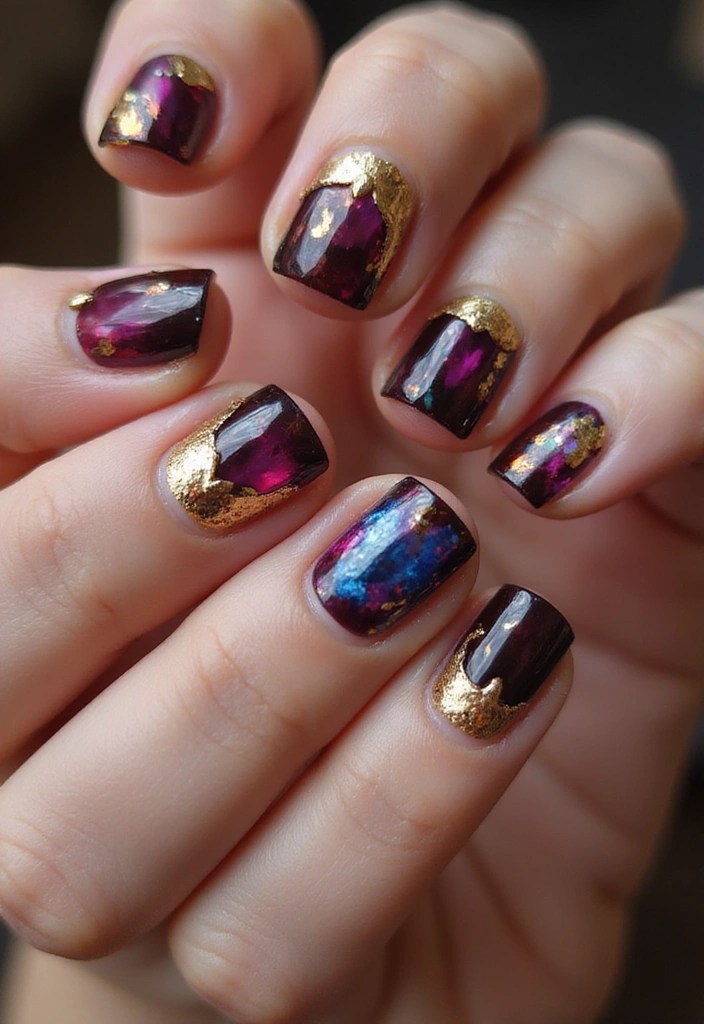 7 Easy Enchanted Nail Art Ideas for Beginners (You Won't Believe #4!) - 7. Enchanted Gemstone Nails