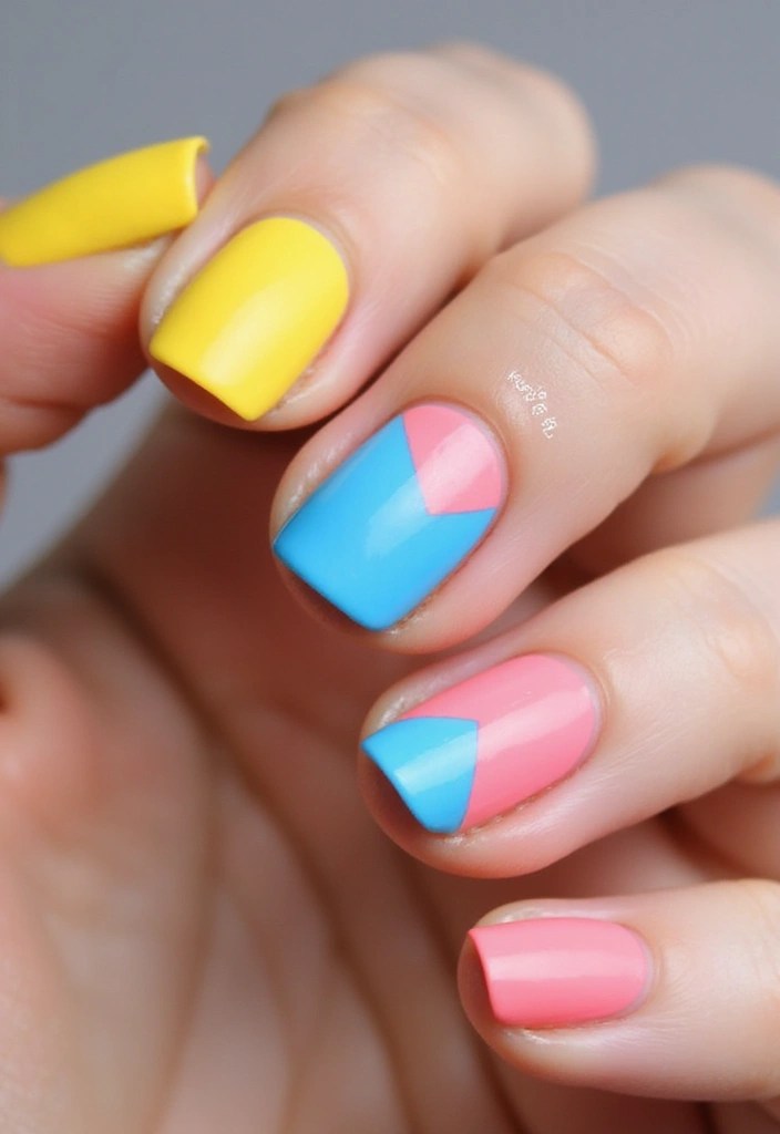 8 Creative Summer Shape Nail Art Techniques That Every Baddie Needs (You’ll Love #3!) - 1. Geometric Glam