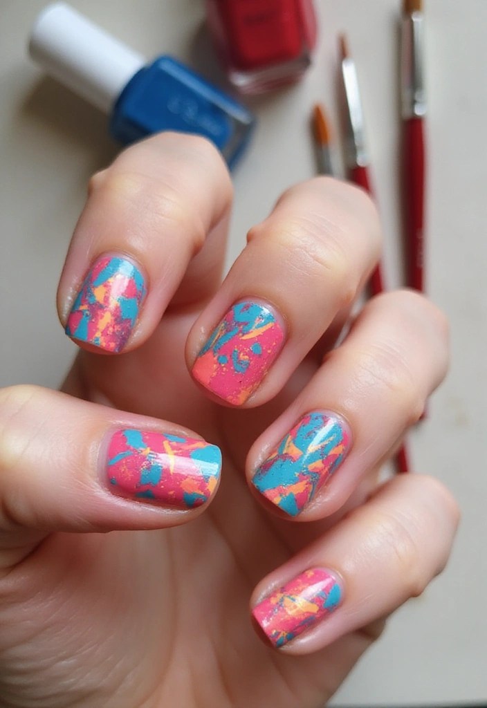 8 Fun Summer Nail Ideas – Colorful Swirls, Abstract Art & Playful Designs - 2. Abstract Geometric Patterns