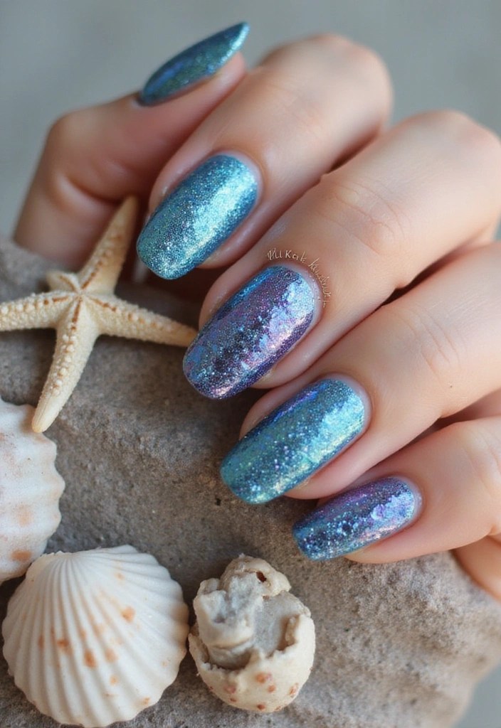 8 Fun Summer Nail Ideas – Colorful Swirls, Abstract Art & Playful Designs - 5. Mermaid Scale Inspiration